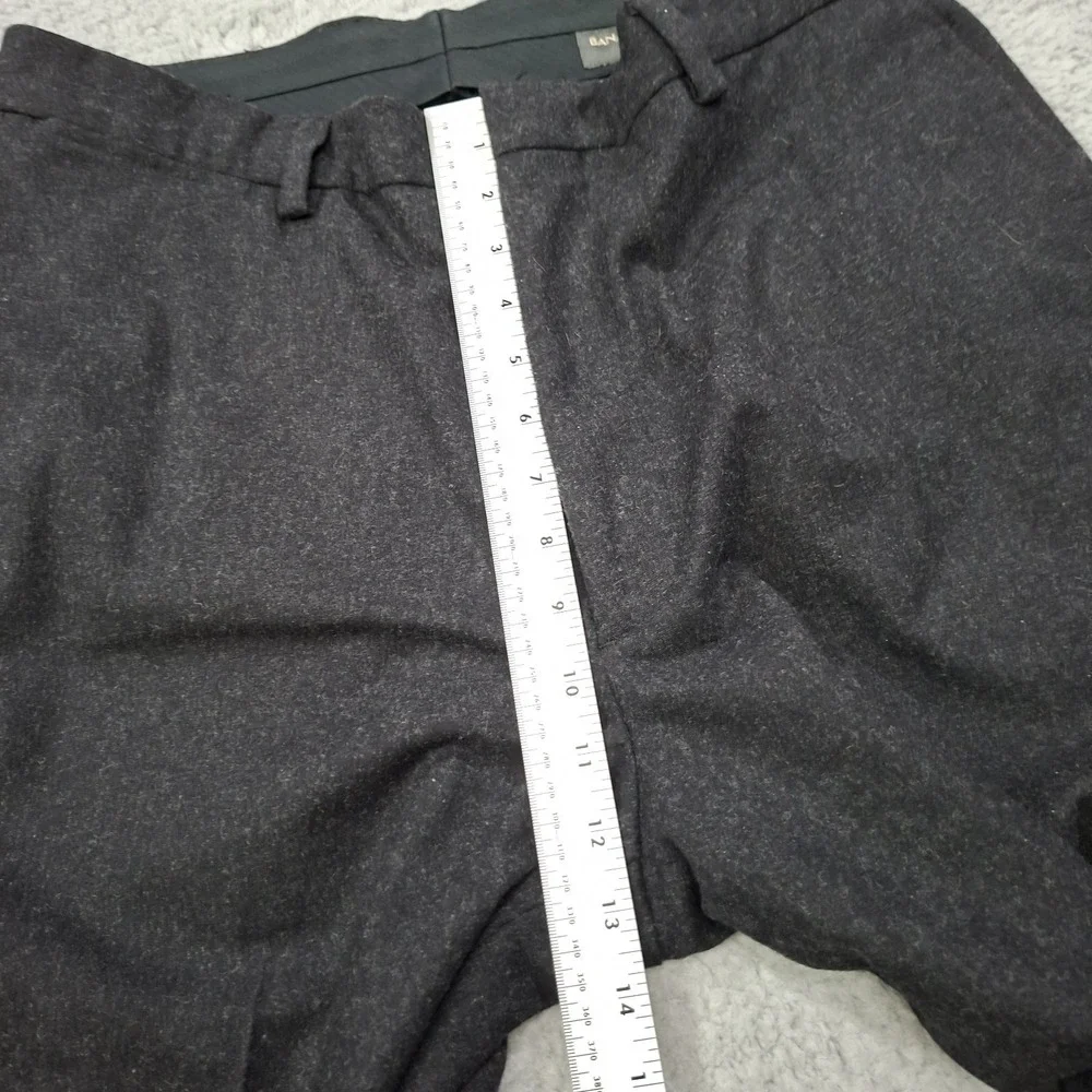 Banana Republic Emerson Pants Mens 35x30‎ Wool Fleece Feel Chino Black
